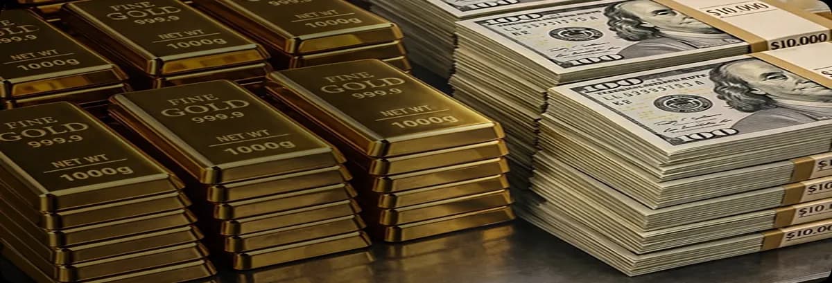 Coins and bars investment banner